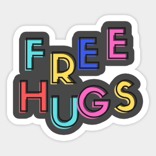 Free Hugs Sticker